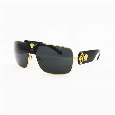 versace men's glasses gold|Versace gold frame glasses men's.